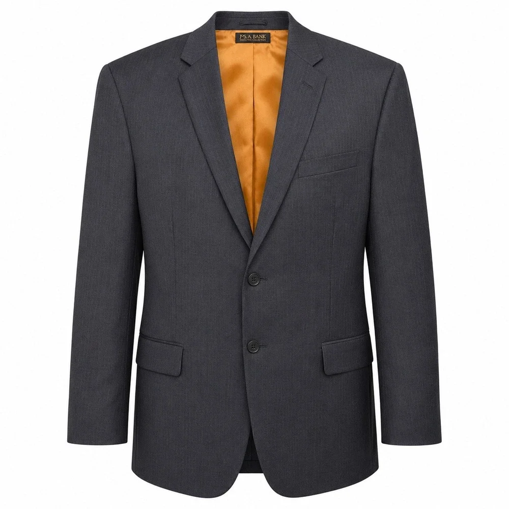 Jos. A. Bank Old Money Wool Blazer Men Size 42S Dark Academia Quiet Luxury